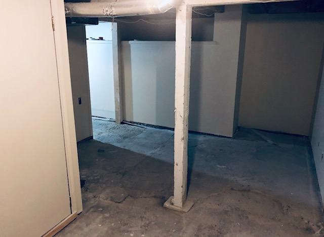Undeveloped basement