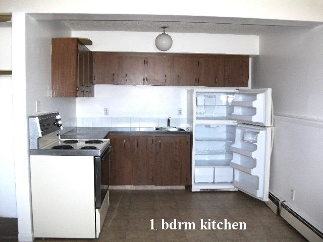 Kitchen in a typical 1 bedroom